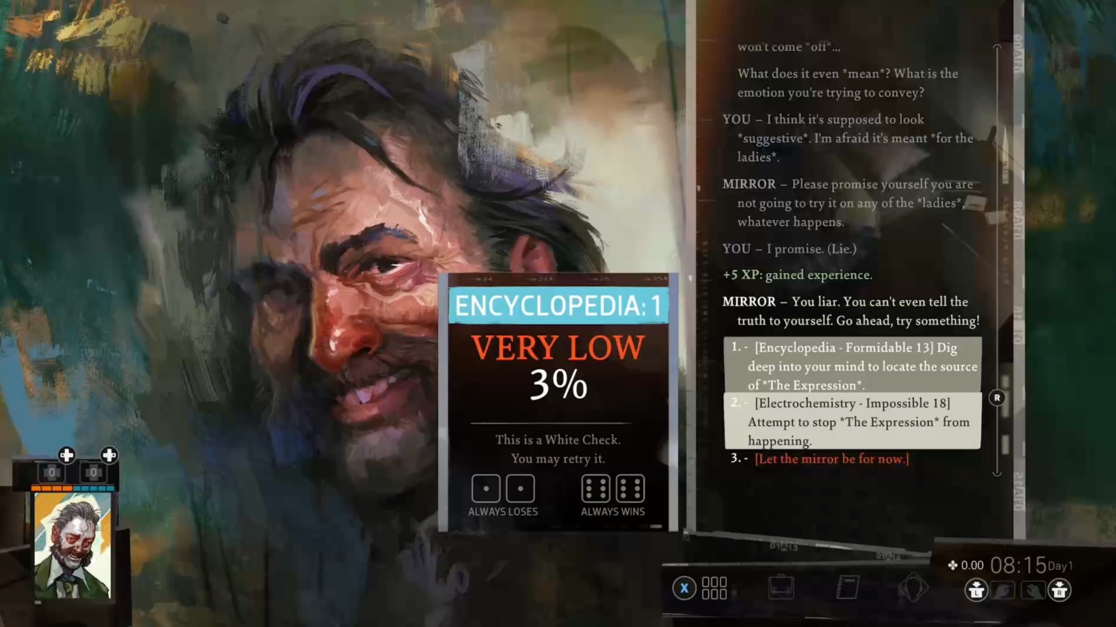 Example of skill checks